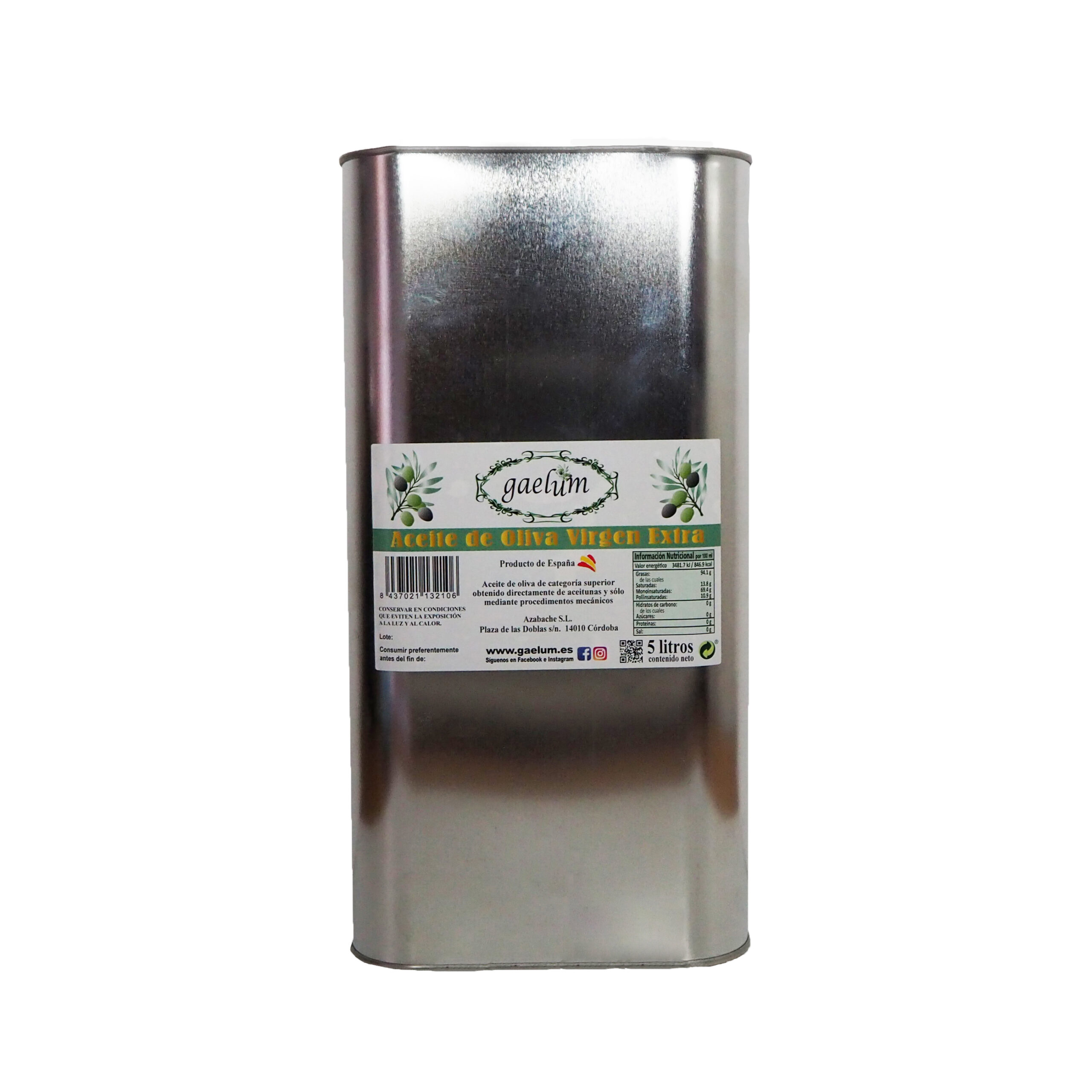 Gaelum Lata 5L Caja 2 unidades